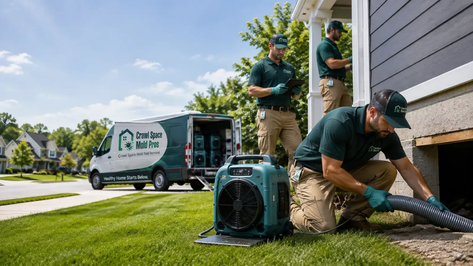 Crawl Space Mold Removal in Kiowa, KS